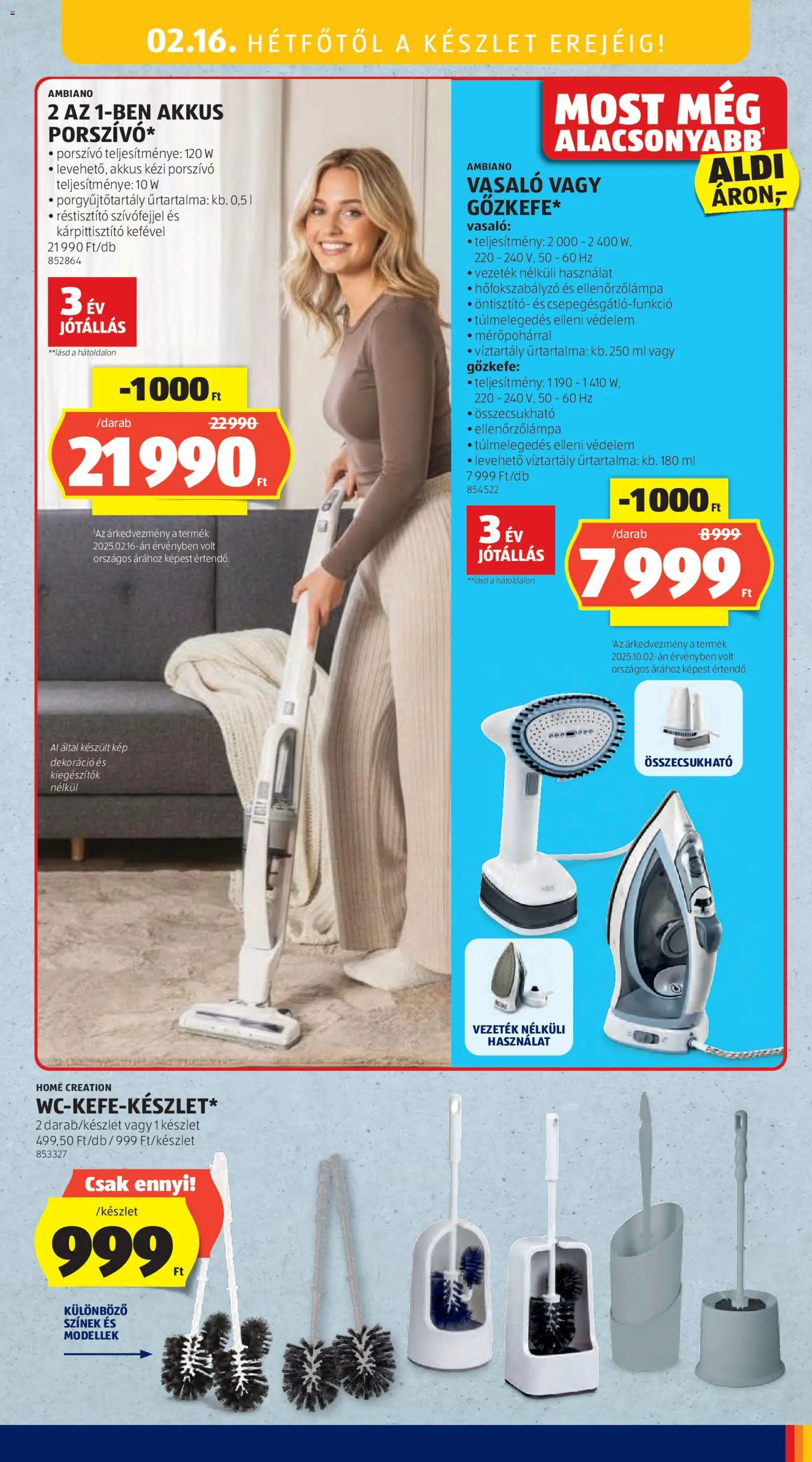 Aldi akciós ujság - amely érvényes a következő dátumtól: 12.02.2026 | Oldal: 39