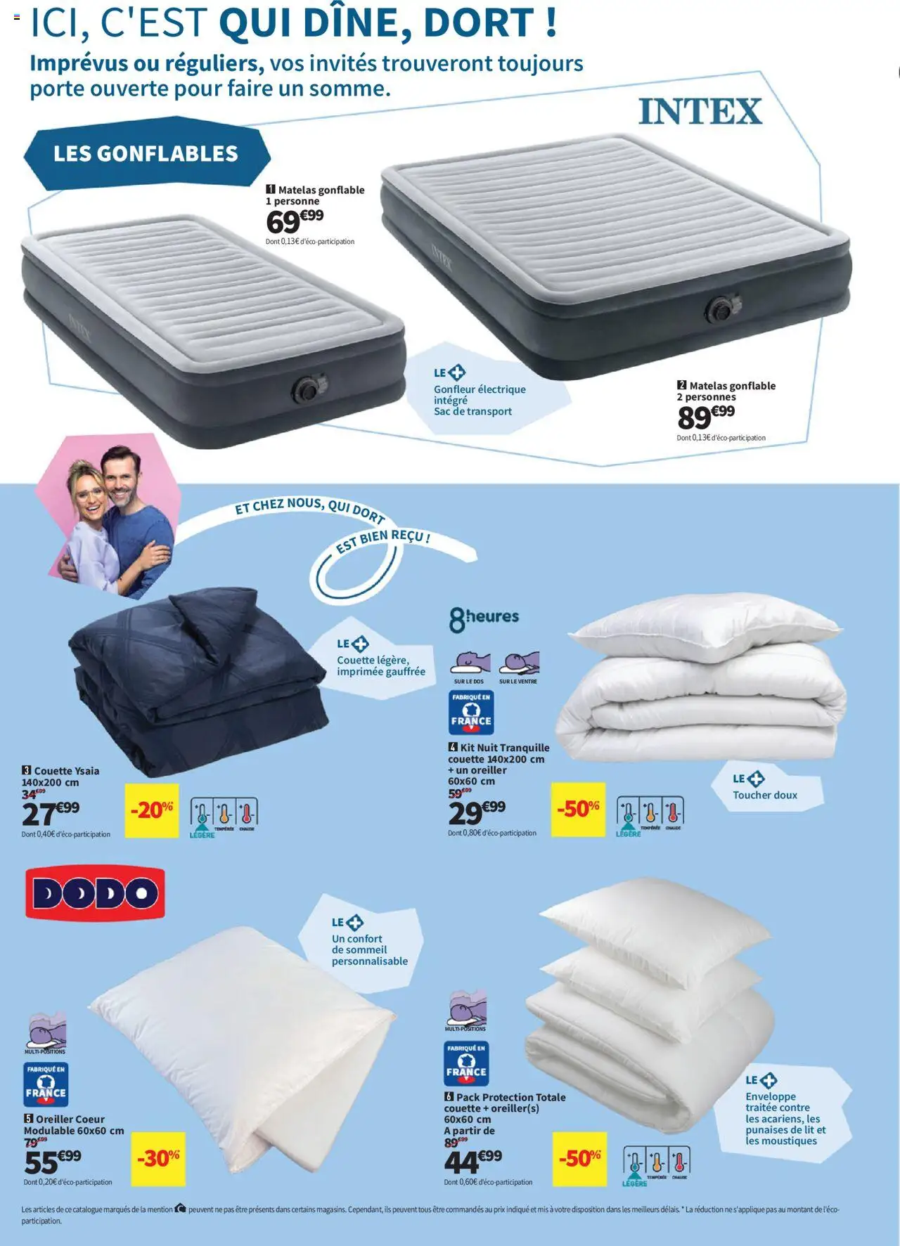  | Page: 46 | Produits: Matelas gonflable, Lit, Matelas, Couette