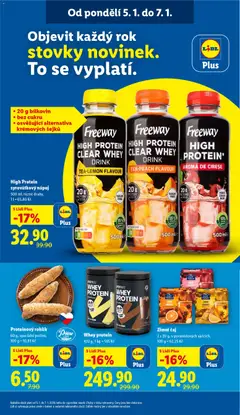 Náhled letáku Proteinový rohlík, 60 g, speciální pečivo od 05.01.2026 | Strana: 25