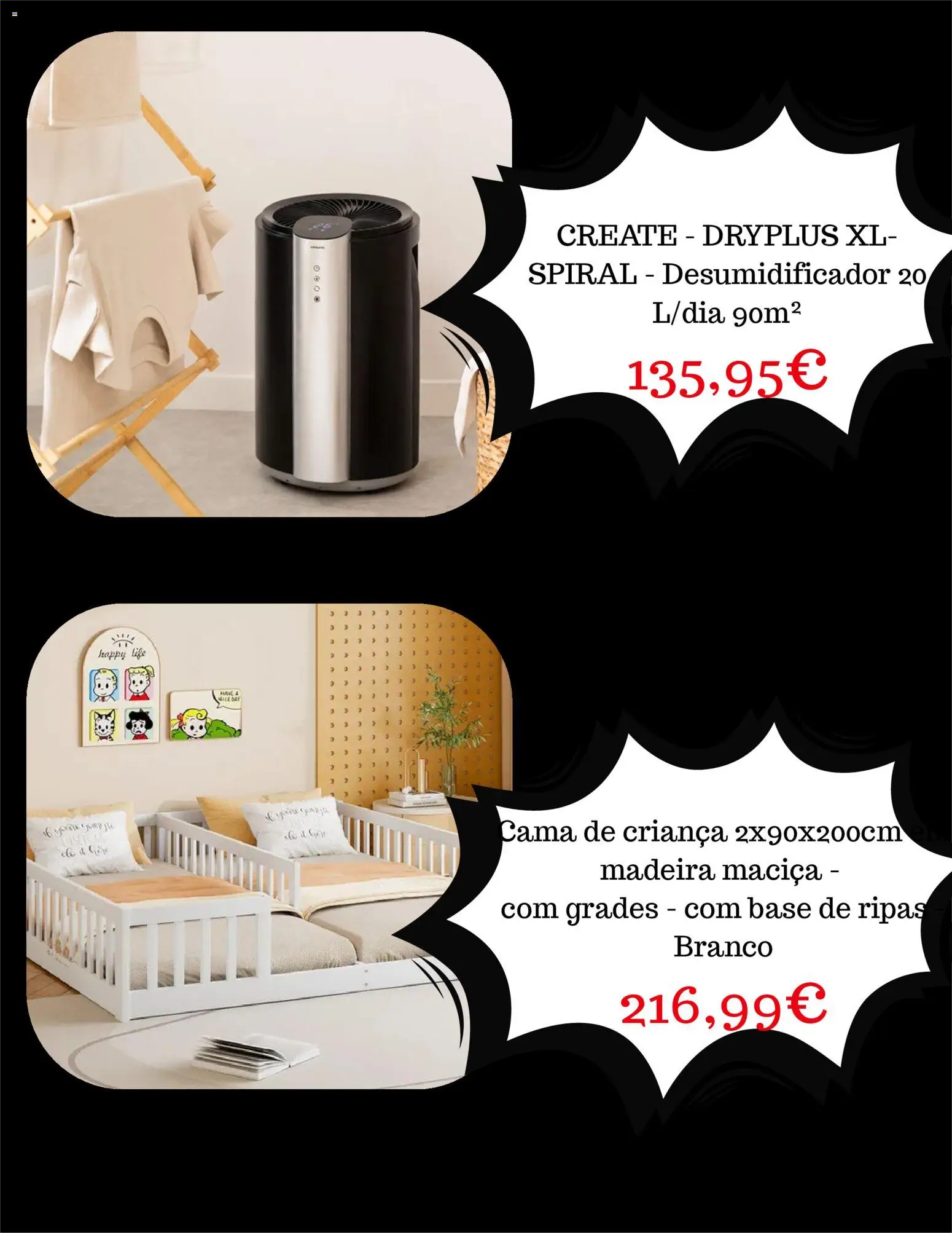 Leroy Merlin - Black Friday │ válido de 17.11.2025 | Página: 2 | Produtos: Base, Cama, Desumidificador