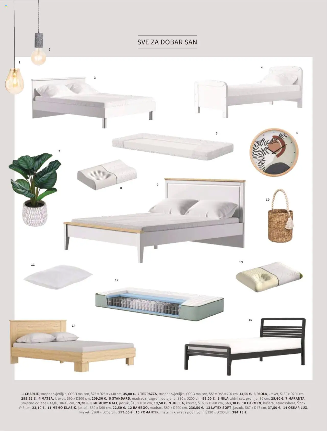 Prima katalog | vrijedi od 01.01.2025 | Stranica: 101 | Proizvodi: Cvijeće, Krevet, Madrac