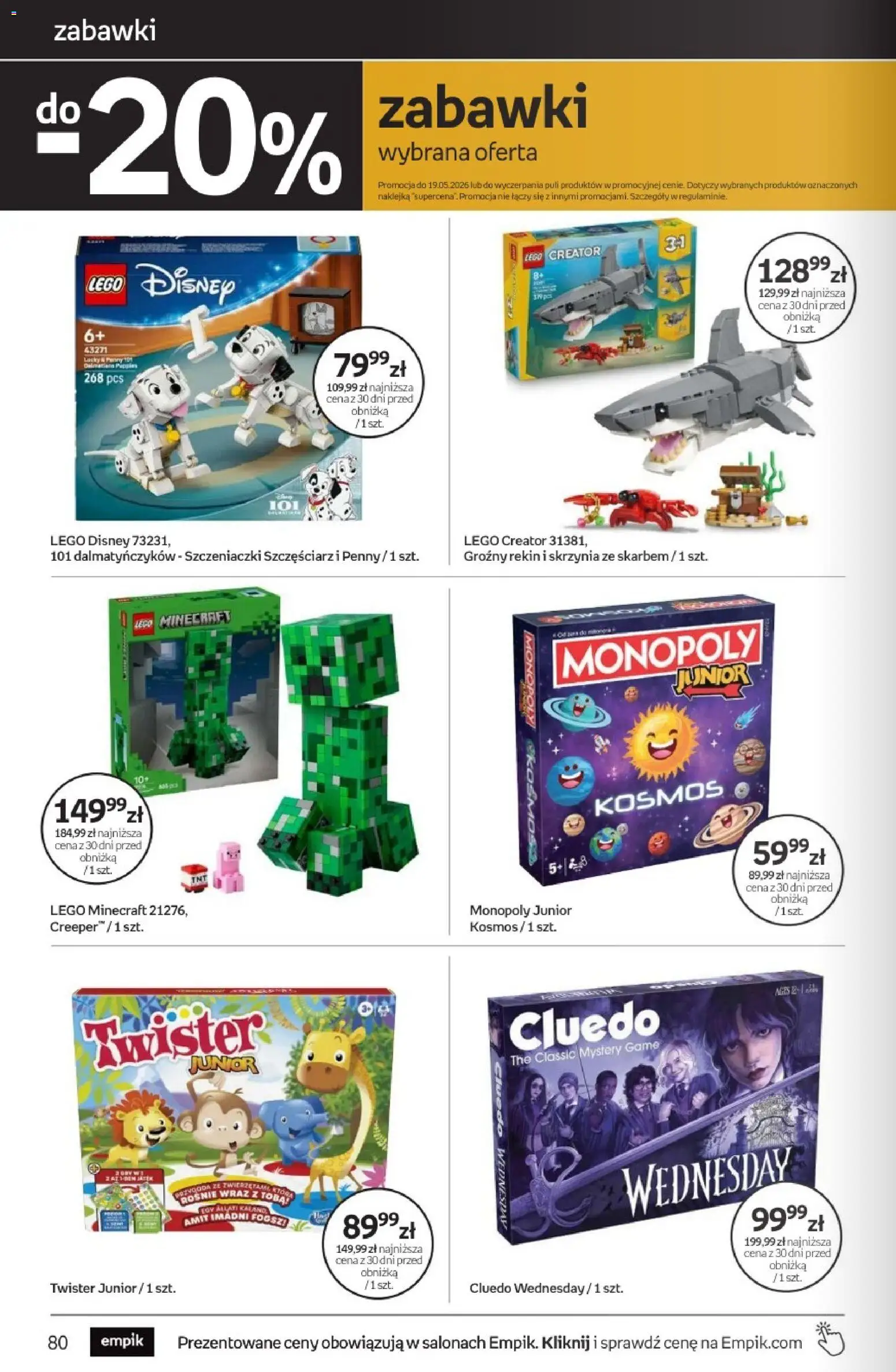 Empik promocje od 22.04.2026 | Strona: 80 | Produkty: Lego