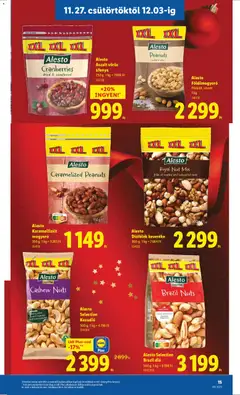 Lidl Akciós újság - amely érvényes a következő dátumtól: 27.11.2025 | Oldal: 15