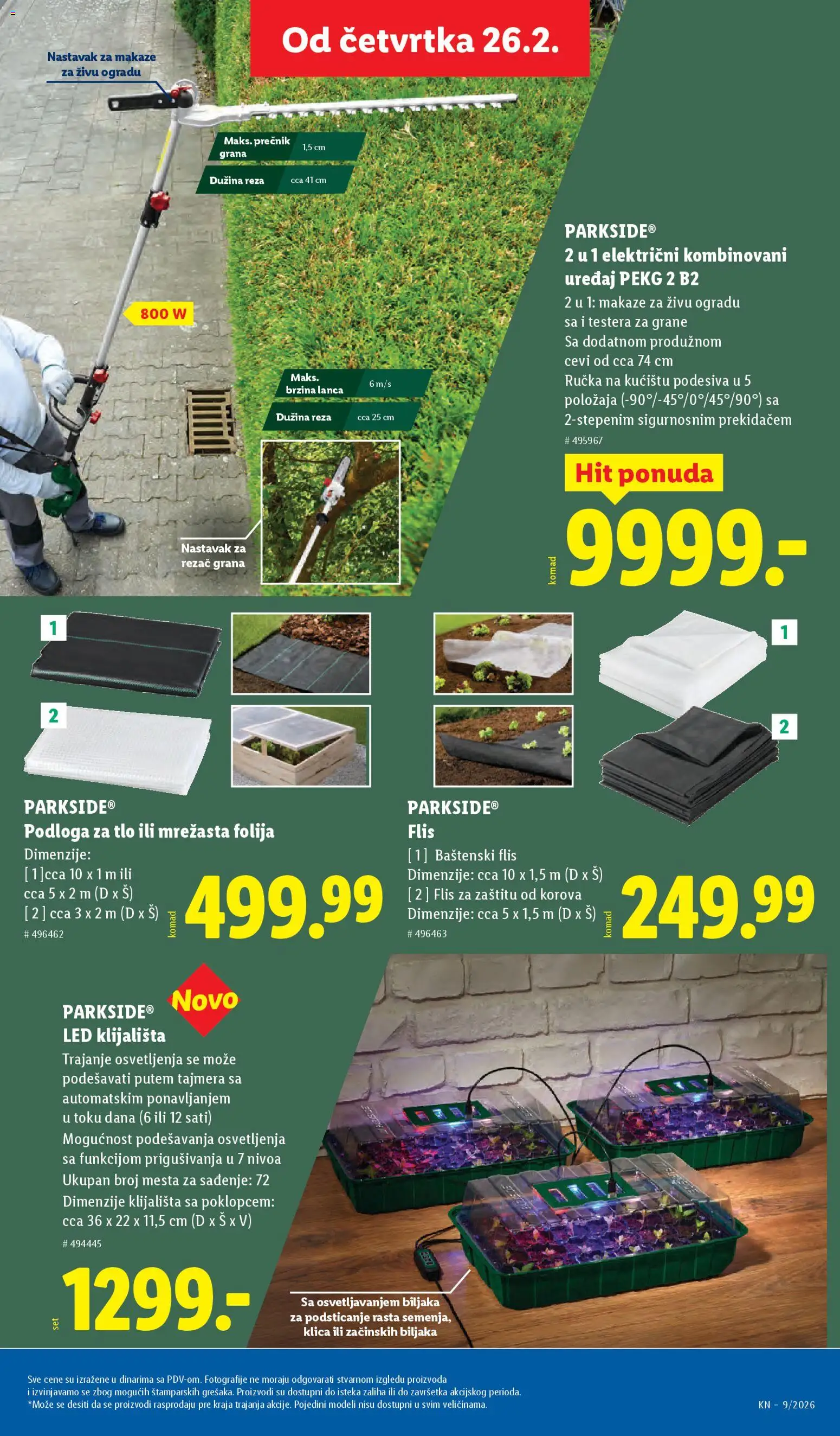 Lidl katalog - važi od 26.02.2026 | Strana: 75 | Proizvode: Parkside, Makaze, Rezač