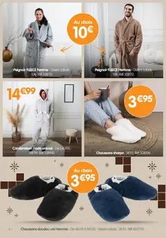 B&M - Prévisualisation de B&M catalogue valide à partir de 03.12.2025 | Page: 4 | Produits: Peignoir, Combinaison, Chaussons