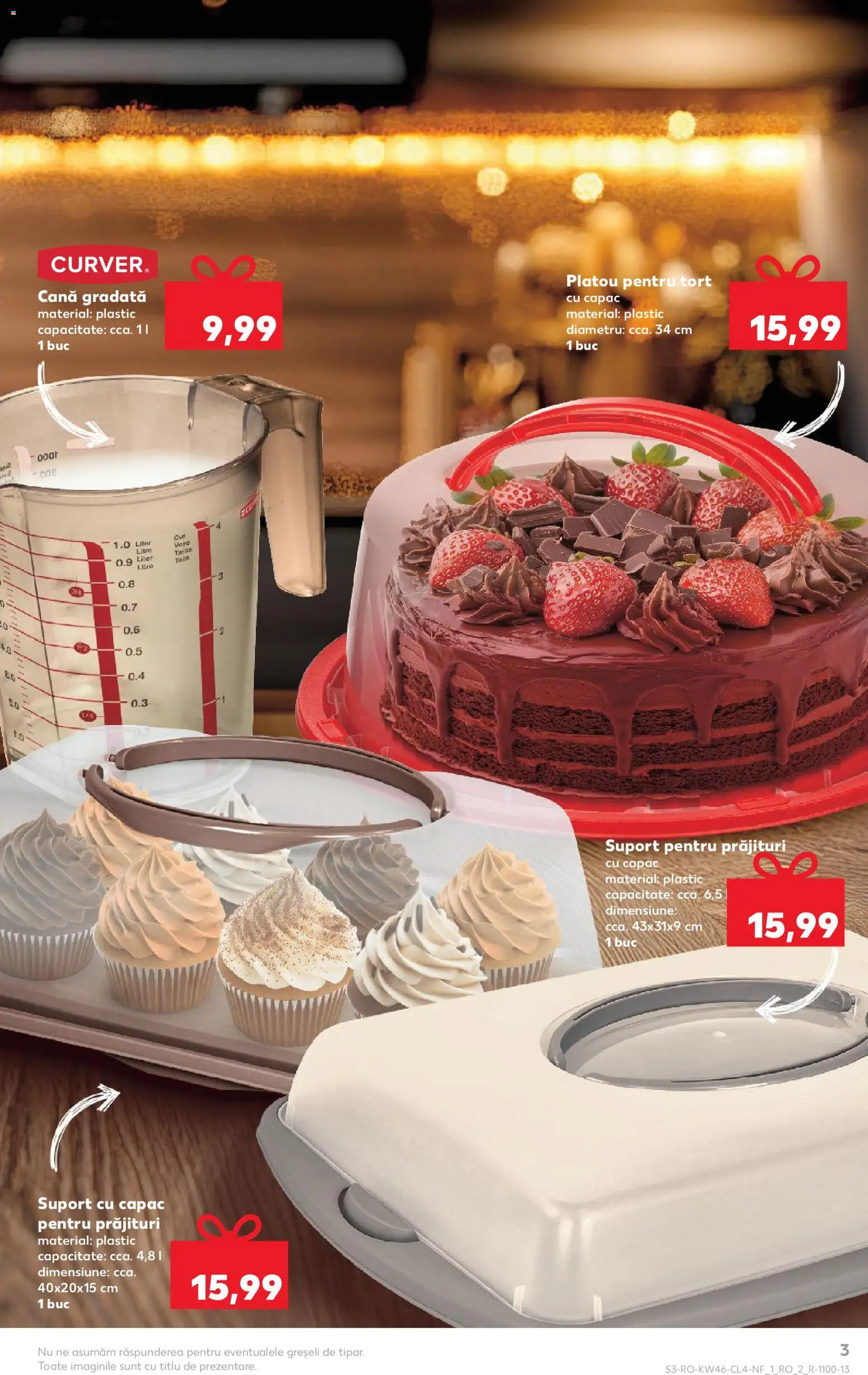 Noul catalog Kaufland – valabil de la 12.11.2025 | Pagină: 3 | Produse: Tort
