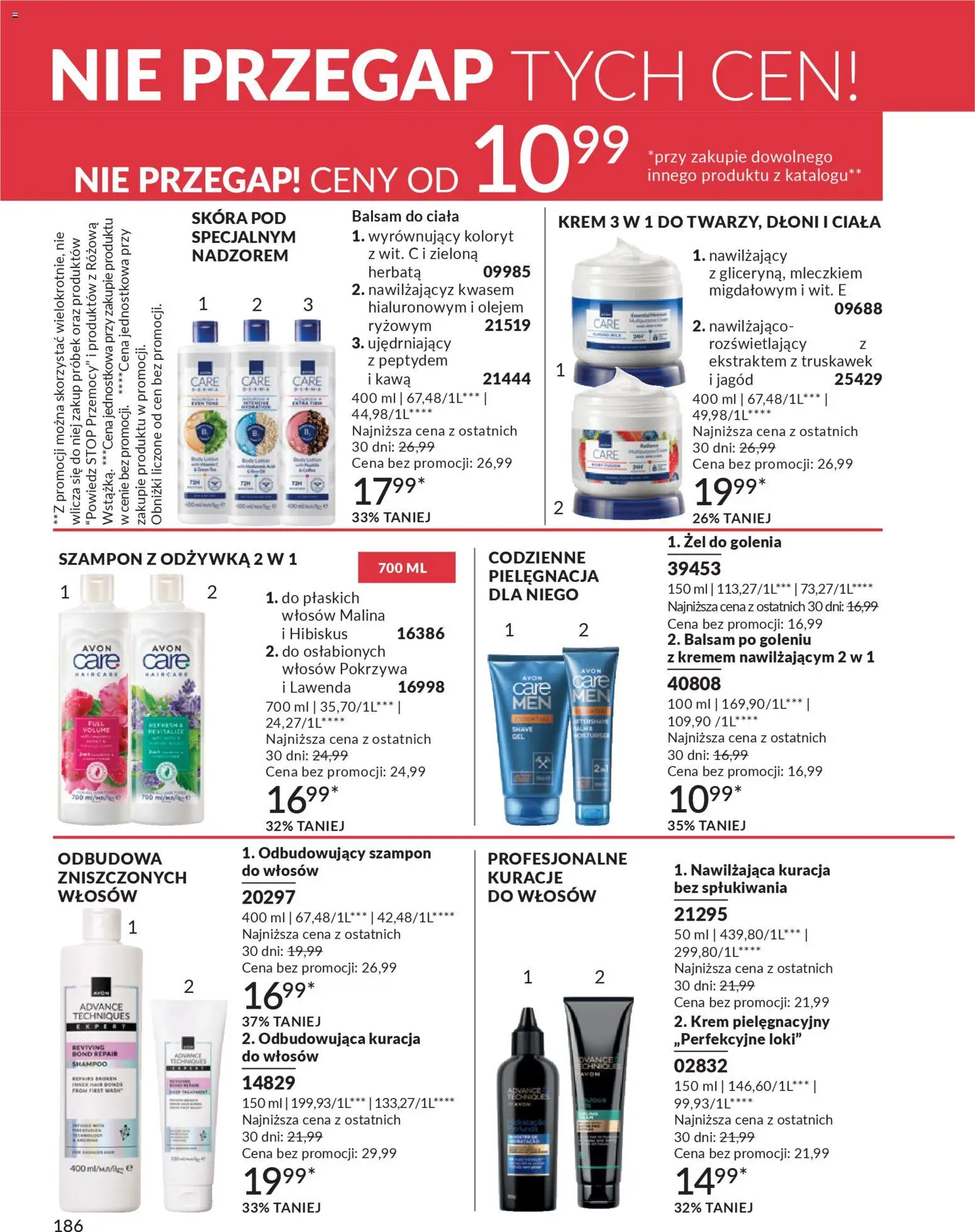 Avon Katalog 1 2026 od 01.01.2026 | Strona: 185 | Produkty: Malina, Body, Krem, Lotion