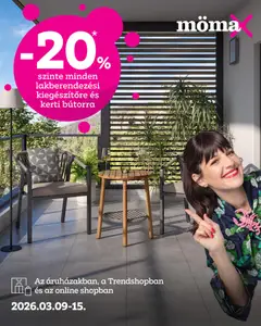 Mömax akciós újság - amely érvényes a következő dátumtól: 09.03.2026