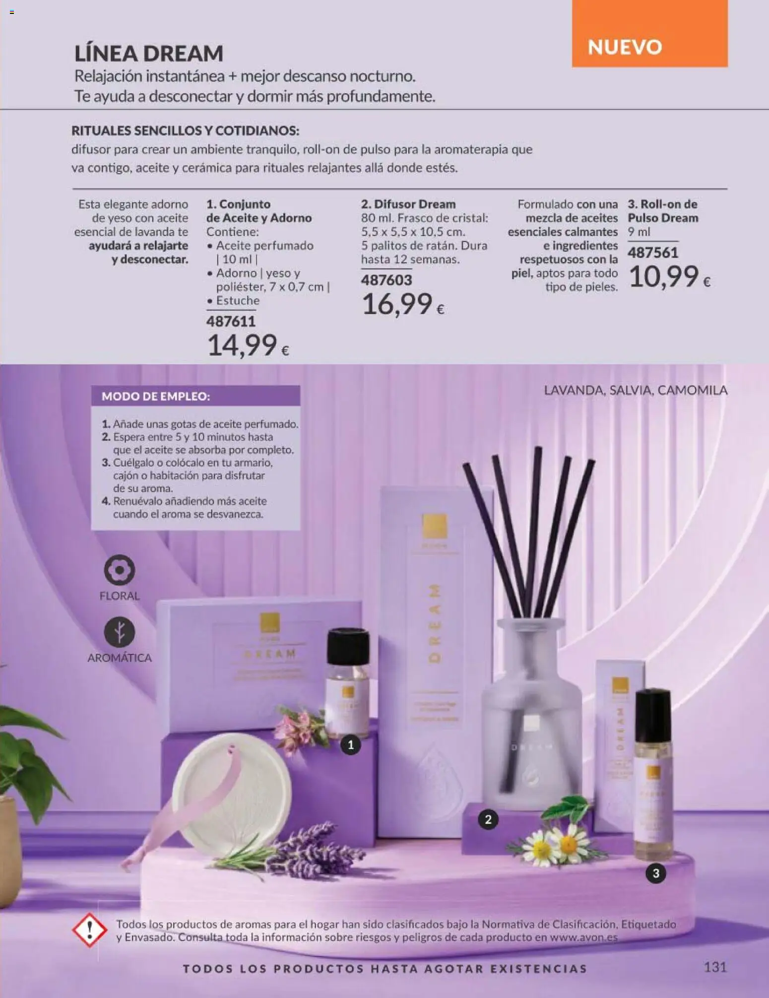 Catálogo AVON campaña 5 │ válido desde el 01.05.2026 | Página: 131 | Productos: Κρεμάστρα, Aceite, Té