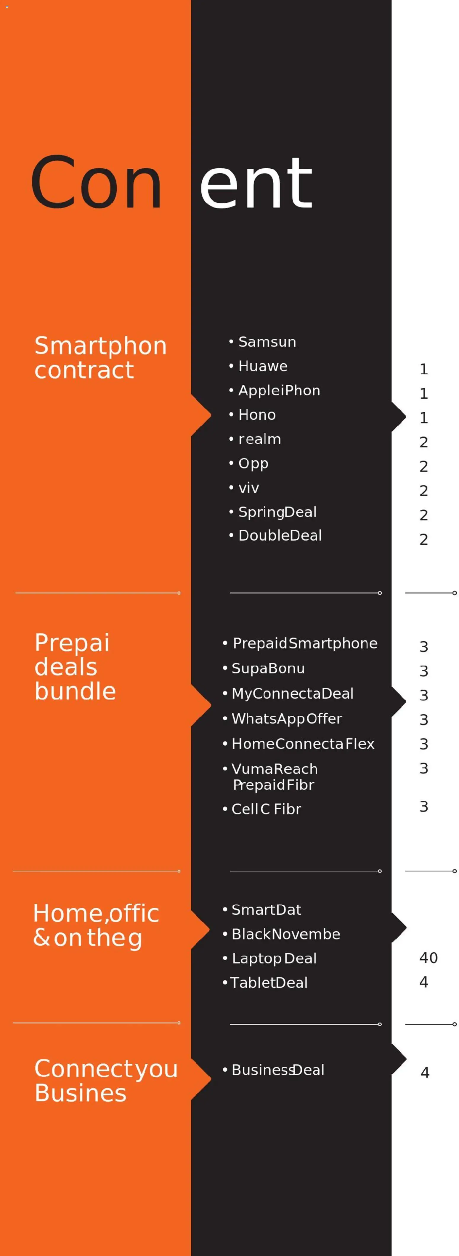 New Cell C catalogue – valid from 01.11.2025 | Page: 2