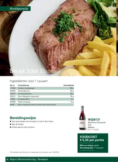 Sligro - M - Resto bistro favourite dish - Voorbeeld van een folder van Sligro, geldig van 08.10.2025 | Pagina: 24 | Producten: Steak, Kapszulás kávé, Keksajt, Sla
