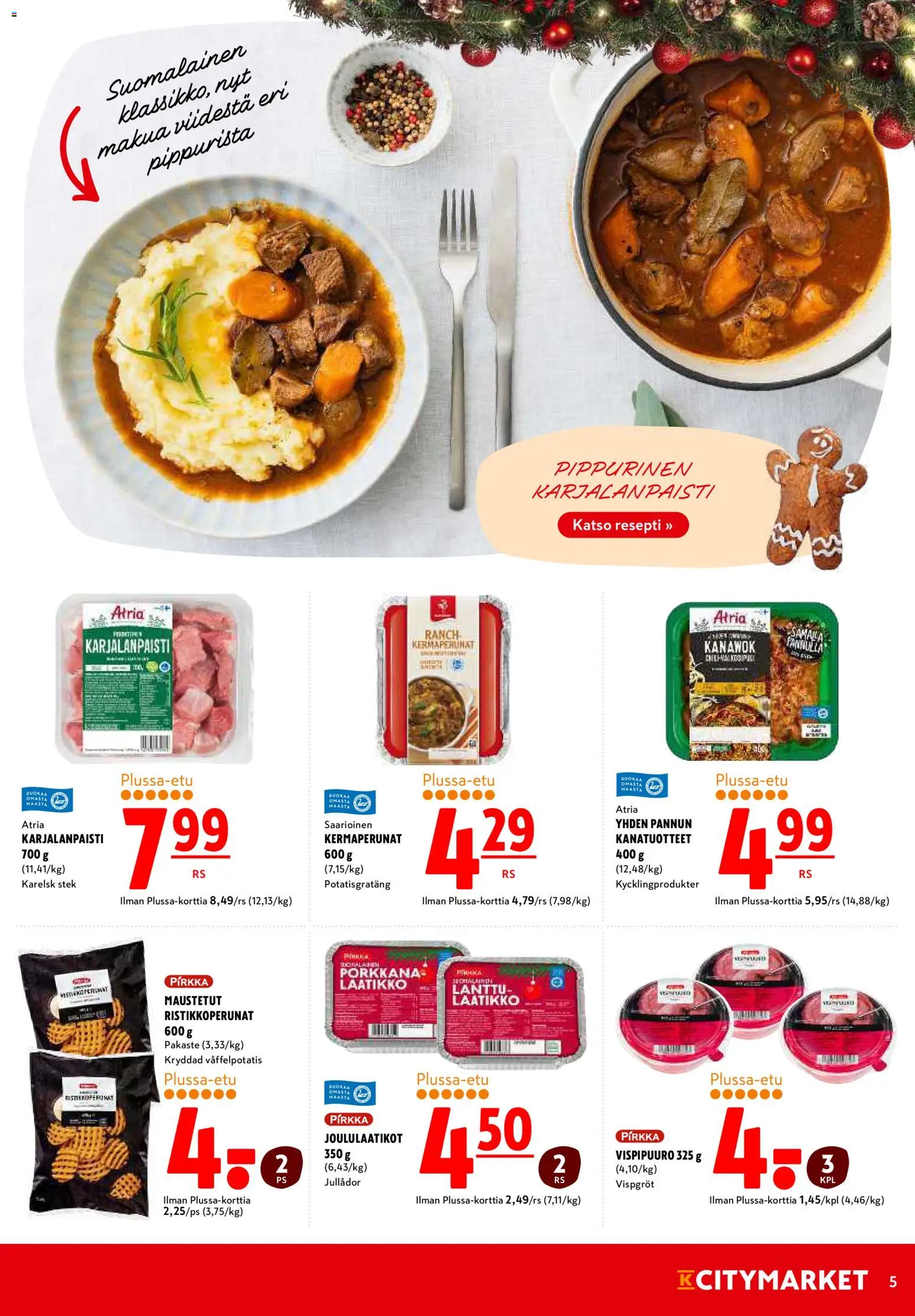 K-Citymarket tarjoukset – voimassa 01.12.2025 alkaen | Sivu: 5
