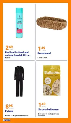 Action - Folder week 52 - Voorbeeld van een folder van Action, geldig van 24.12.2025 | Pagina: 18 | Producten: Pyjama, Haarlak