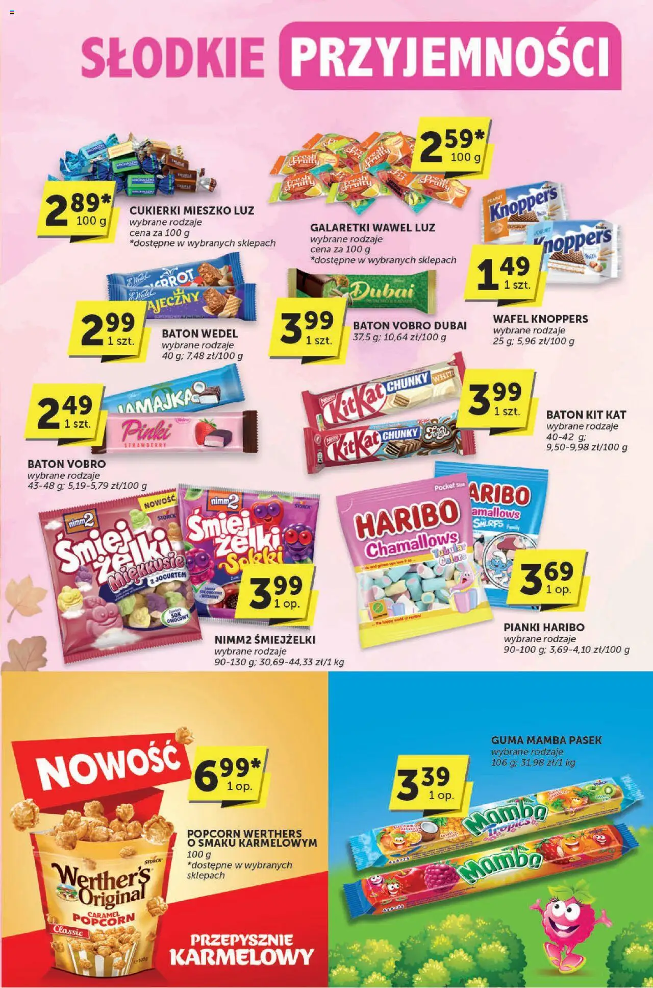 ABC Gazetka - Katalog od 18.09.2025 | Strona: 23 | Produkty: Pasek, Jogurt, Pianki, Popcorn