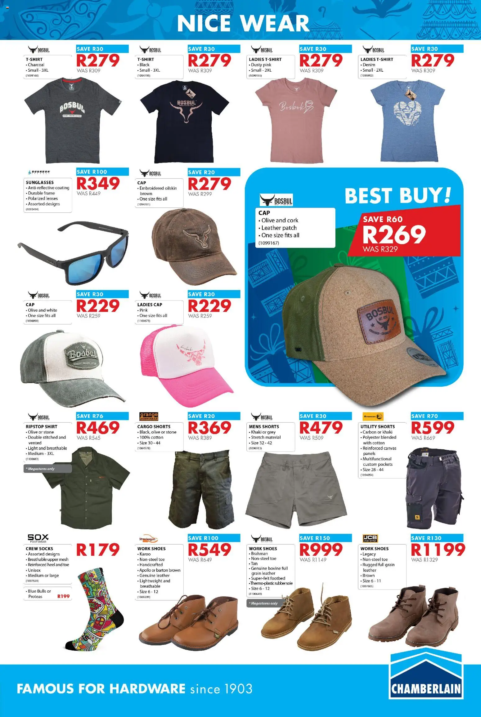 New Chamberlain catalogue – valid from 20.11.2025 | Page: 9 | Products: Shirt, Shorts, Utility, Sunglasses
