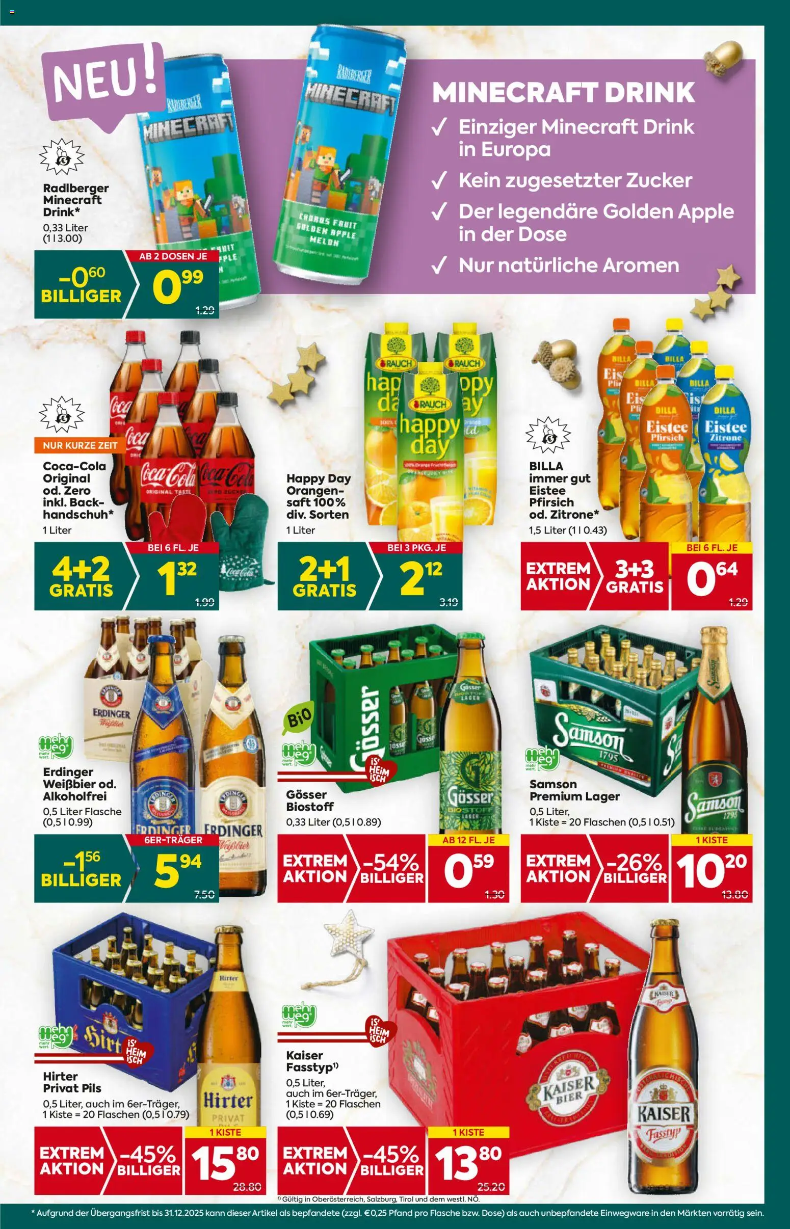 Billa Plus Flugblatt - Salzburg gültig ab 20.11.2025 | Seite: 13 | Produkte: Zucker, Pfirsich, Saft, Orangen