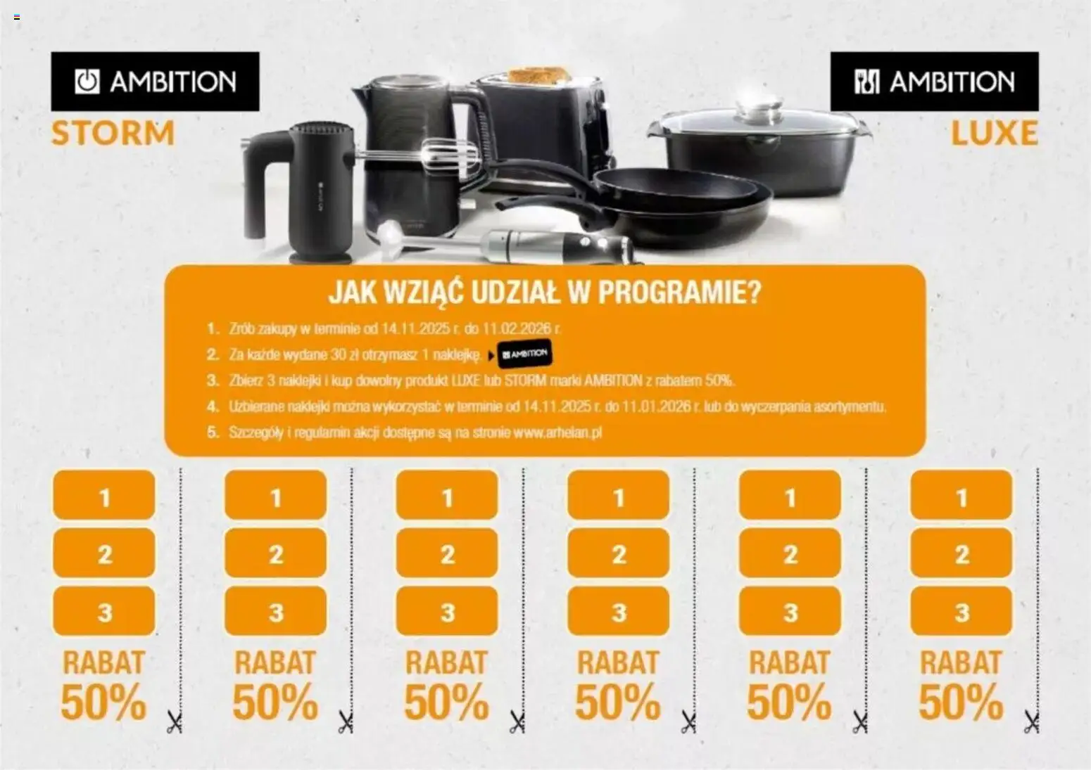 Arhelan Konkurs - Ambition od 14.11.2025 | Strona: 4 | Produkty: Naklejki