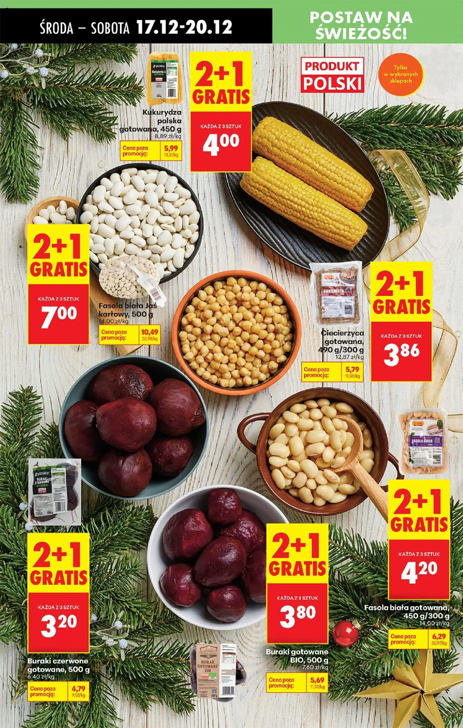 Biedronka gazetka - Oferta w tym tygodniu od 17.12.2025 | Strona: 38 | Produkty: Burak, Buraki, Ciecierzyca, Buraki gotowane