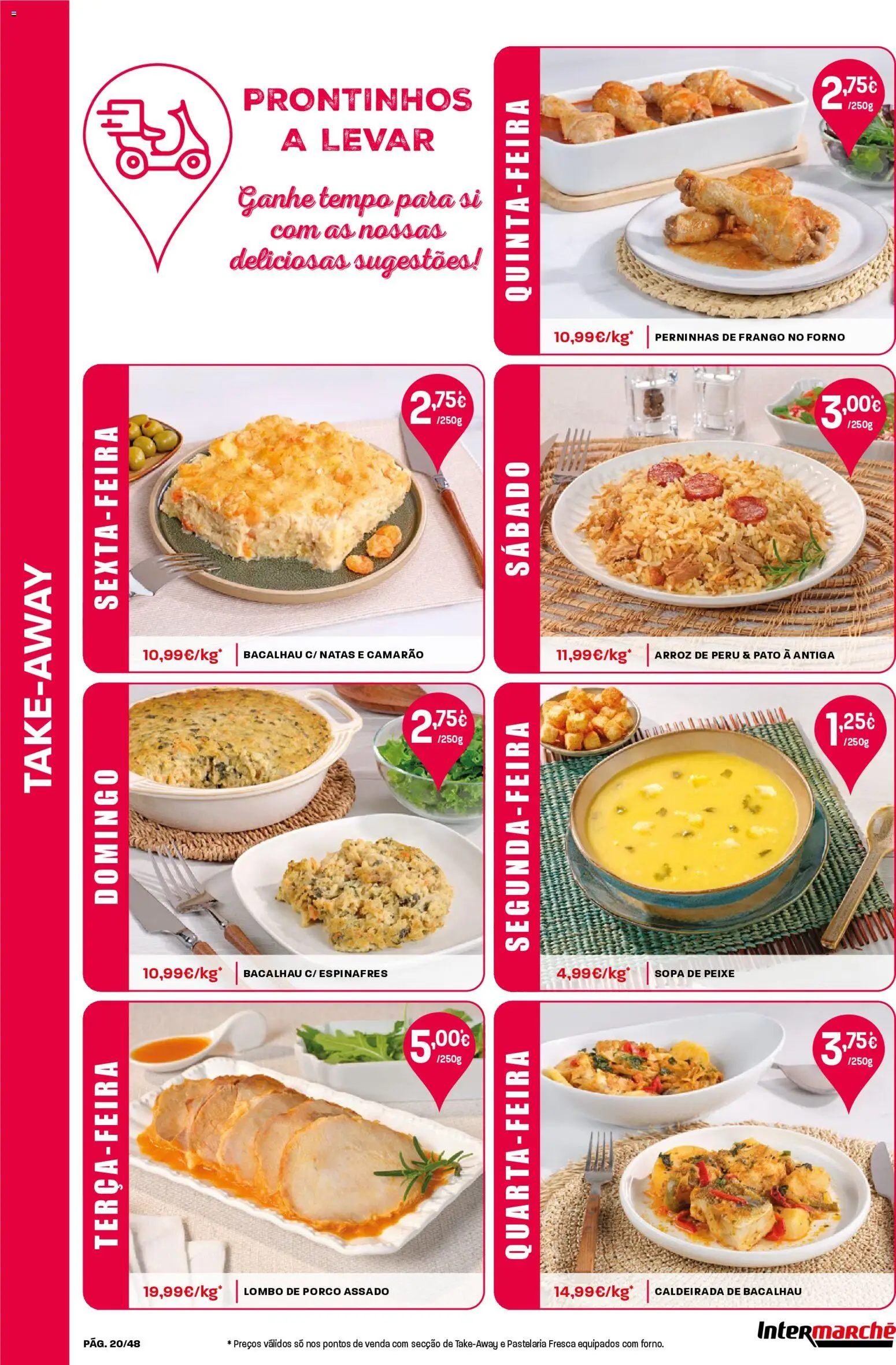 Intermarché folheto │ válido de 18.12.2025 | Página: 20 | Produtos: Forno, Bacalhau, Camarão, Lombo