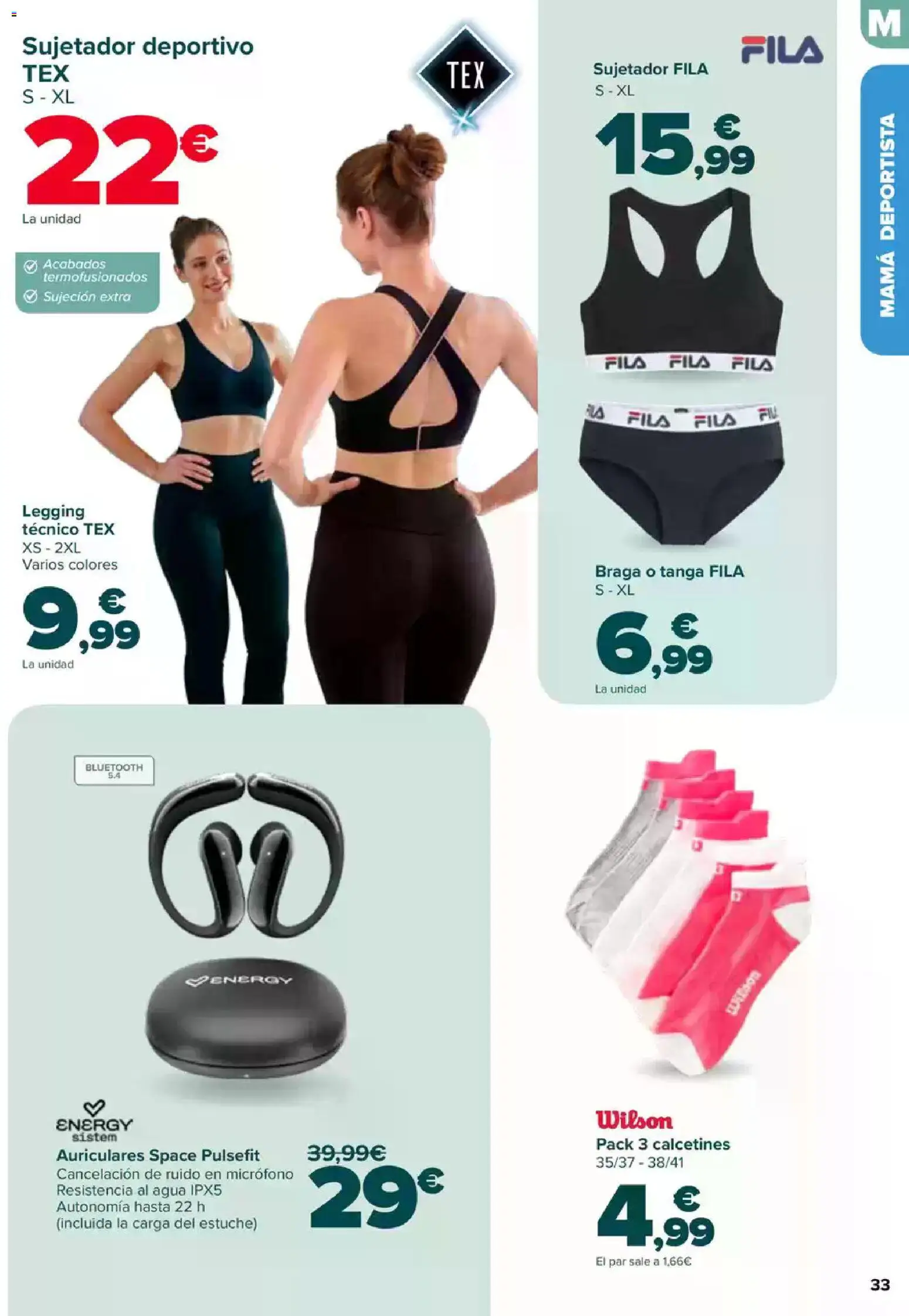 Carrefour Dia de la Madre │ válido desde el 23.04.2026 | Página: 33 | Productos: Auriculares, Micrófono, Braga