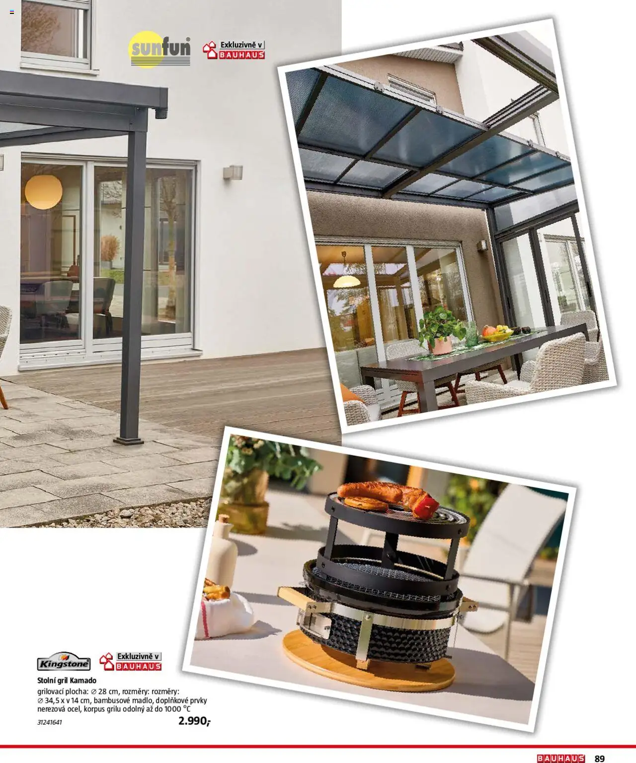 Bauhaus katalog Zahradní nábytek od 01.04.2025 | Strana: 89 | Produkty: Stolní gril, Gril