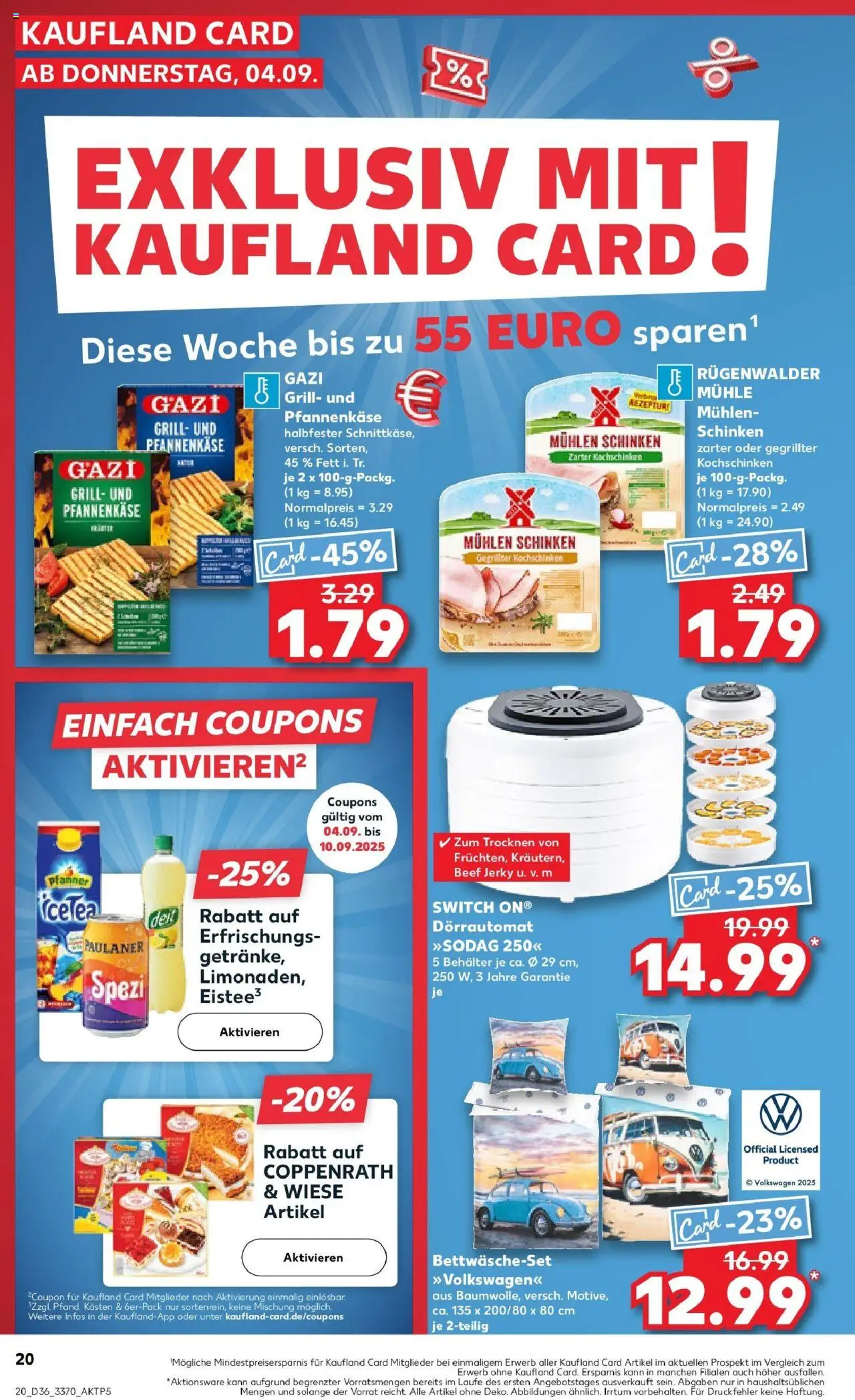 Kaufland prospekt Sonneberg	 – gültig ab 04.09.2025 | Seite: 20 | Produkte: Grill, Mühle, Paulaner spezi, Paulaner