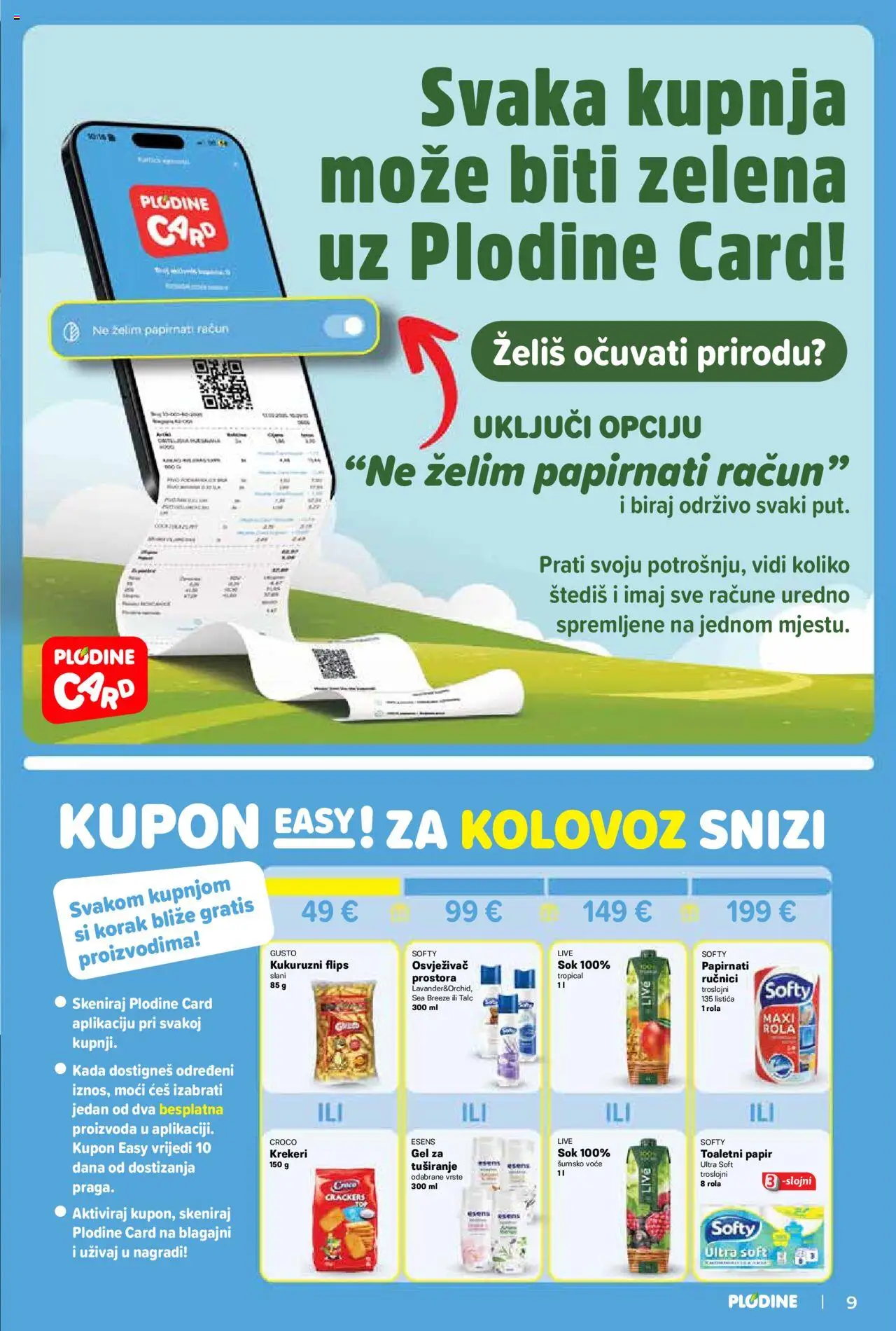 Plodine katalog | vrijedi od 20.08.2025 | Stranica: 9 | Proizvodi: Šumsko voće, Flips, Sok, Voće