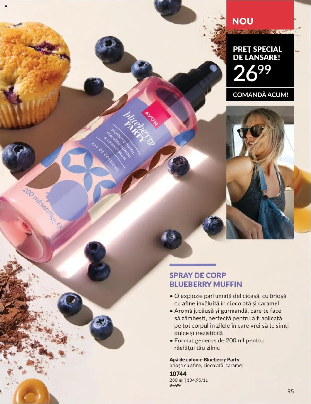Catalog Avon - 08 2025 – valabil de la 01.08.2025 | Pagină: 95 | Produse: Afine, Ciocolată, Apă