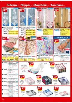  | Page: 86 | Produits: Coton, Mouchoirs, Chaise, Nappe