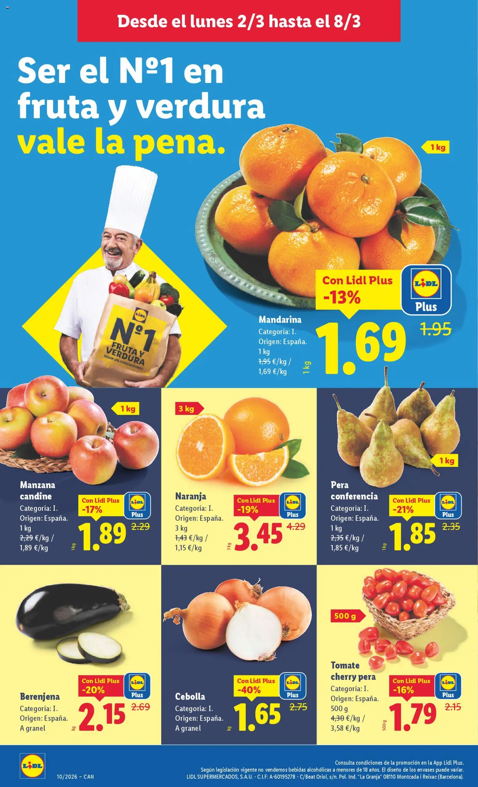 Lidl folleto │ válido desde el 02.03.2026 | Página: 2 | Productos: Jamón serrano, Detergente, Cerdo, Salmón ahumado