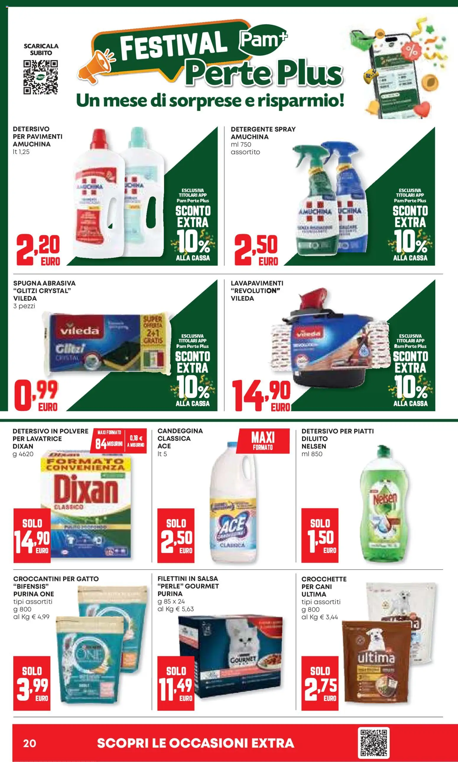 Volantino Panorama del 20.11.2025 | Pagina: 20 | Prodotti: Spugna, Detersivo in polvere, Detergente, Lavatrice