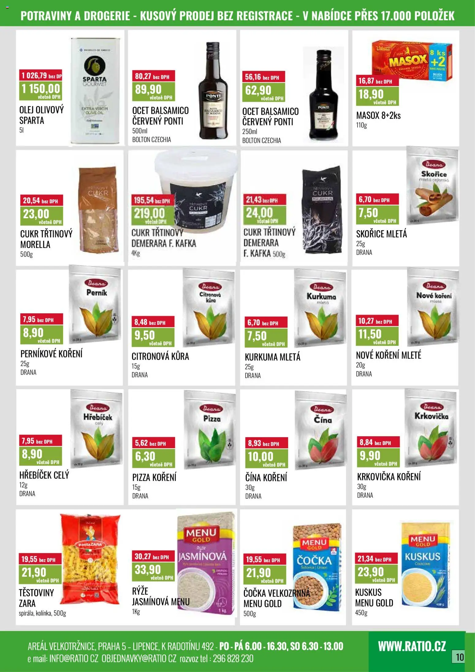 Ratio leták od 01.03.2026 💥 Nenechte si ujít TOP nabídky! ⭐ | Ceská republika