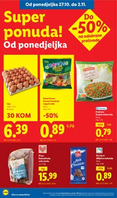 Jaja, M razred, 30 kom - Pregled kataloga iz trgovine Lidl, vrijedi od 27.10.2025 | Stranica: 8