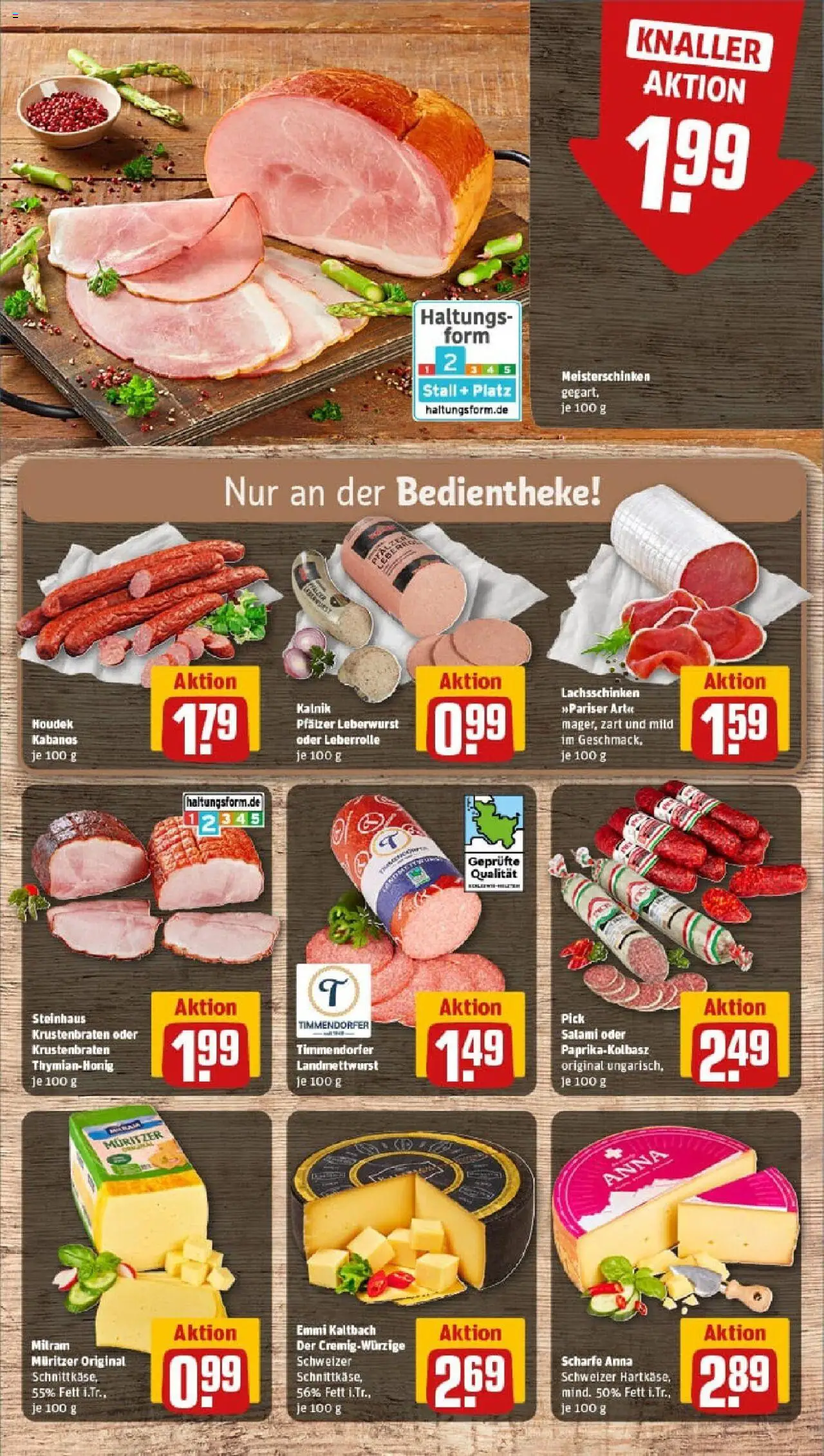 Rewe prospekt Herford	 – gültig ab 21.09.2025 | Seite: 13 | Produkte: Krustenbraten, Salami