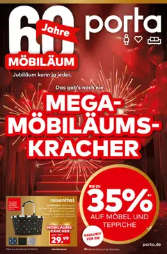 Porta! Mega Möbiläumskracher - Bad Vilbel-Dortelweil ab 21.09.2025 gültig