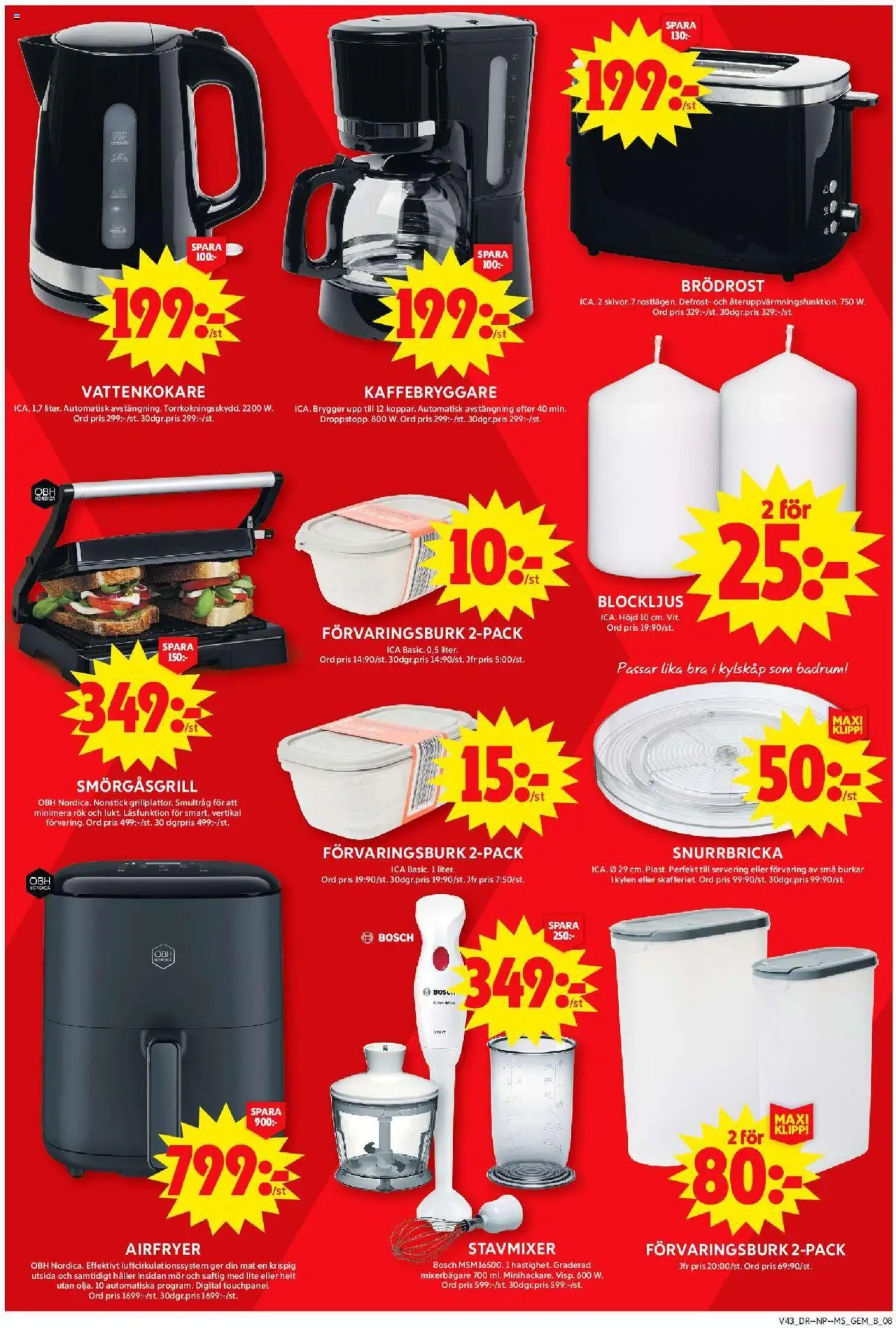 ICA Maxi reklamblad aktuell från 20.10.2025 | Sida: 12