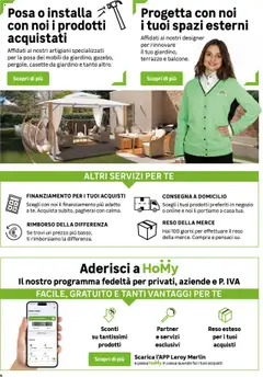 Anteprima del volantino Catalogo Giardino 2025 Leroy Merlin valido a partire dal 02.06.2025 | Pagina: 4 | Prodotti: Casette da Giardino, Tè