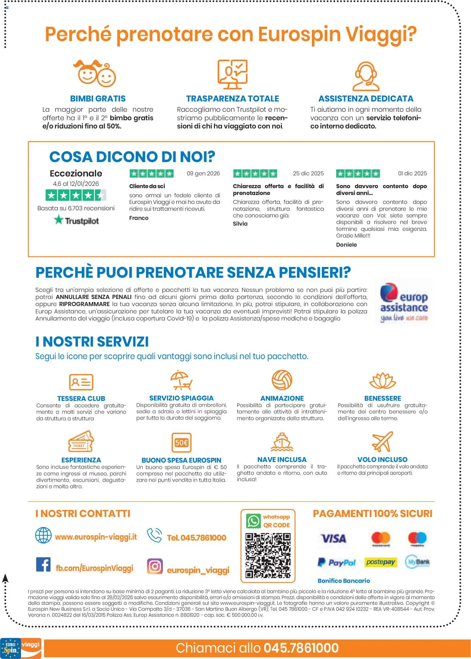Volantino Eurospin del 11.02.2026 | Pagina: 2 | Prodotti: Sdraio, Letto