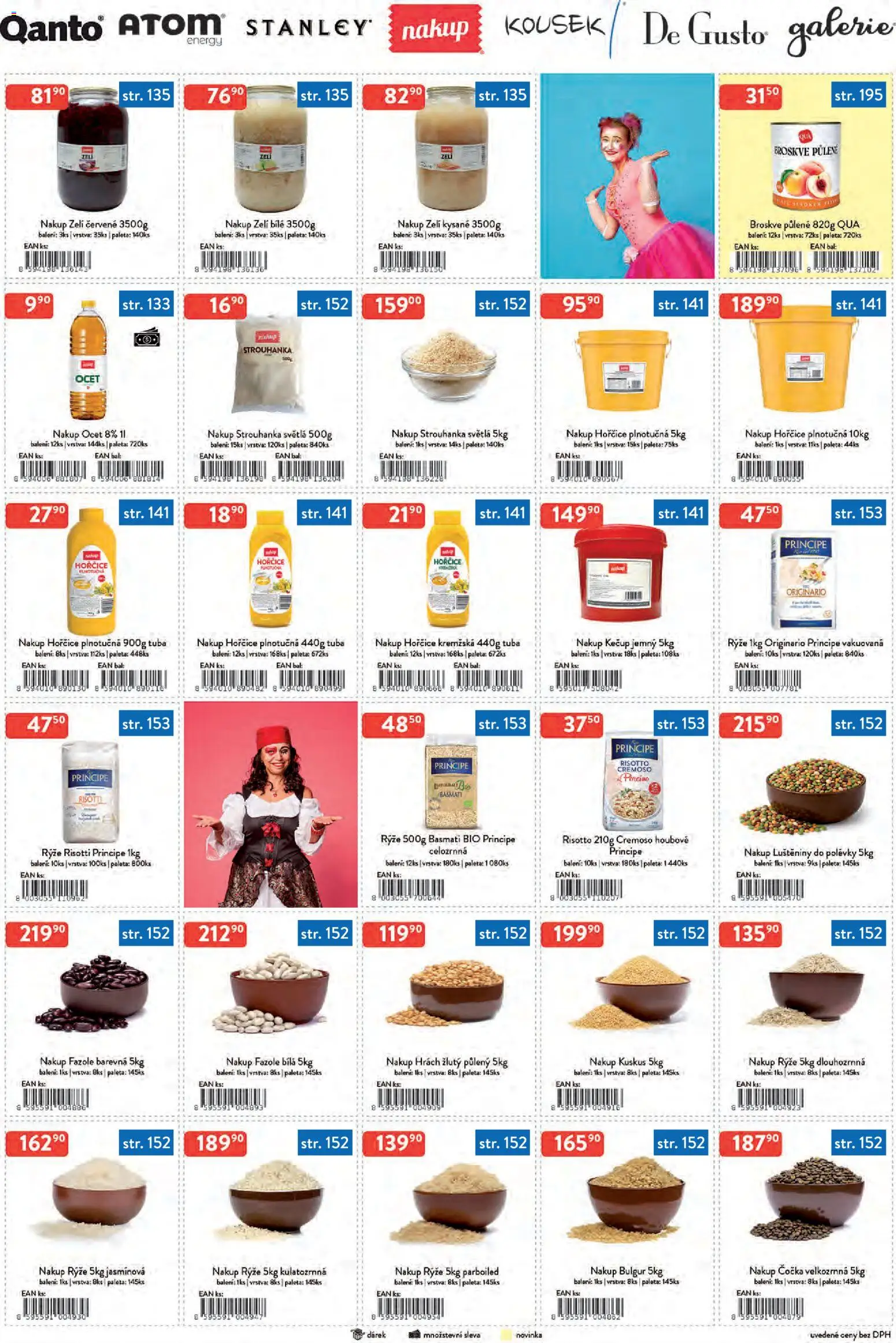 Astur & Qanto leták - Velkoobchod 03/2026 od 01.03.2026 | Strana: 8 | Produkty: Čočka, Ocet, Kuskus, Basmati rýže