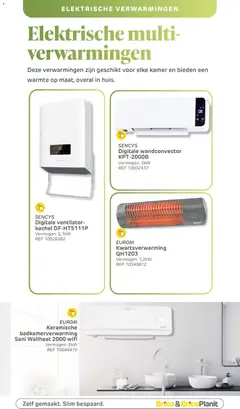 Brico Plan-it folder Verwarming - Voorbeeld van een folder van Brico Plan-it, geldig van 09.02.2026 | Pagina: 50 | Producten: Kachel, Ventilator, Overal