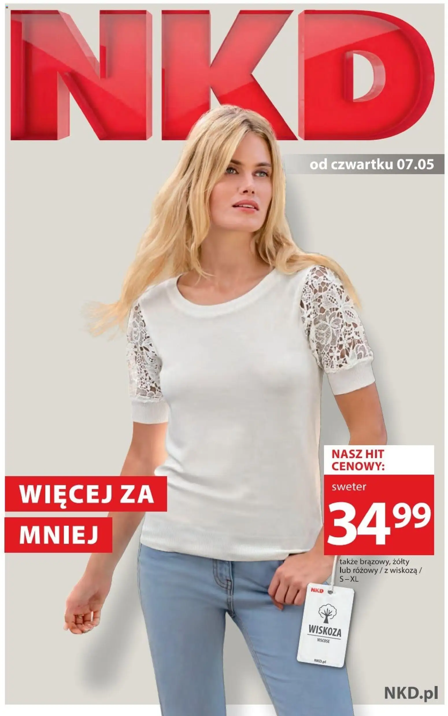 NKD gazetka od 07.05.2026 | Strona: 1 | Produkty: Sweter