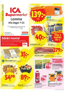 ICA Supermarket - Lomma - Förhandsvisning av reklamblad från butik ICA Supermarket aktuell från 30.03.2026