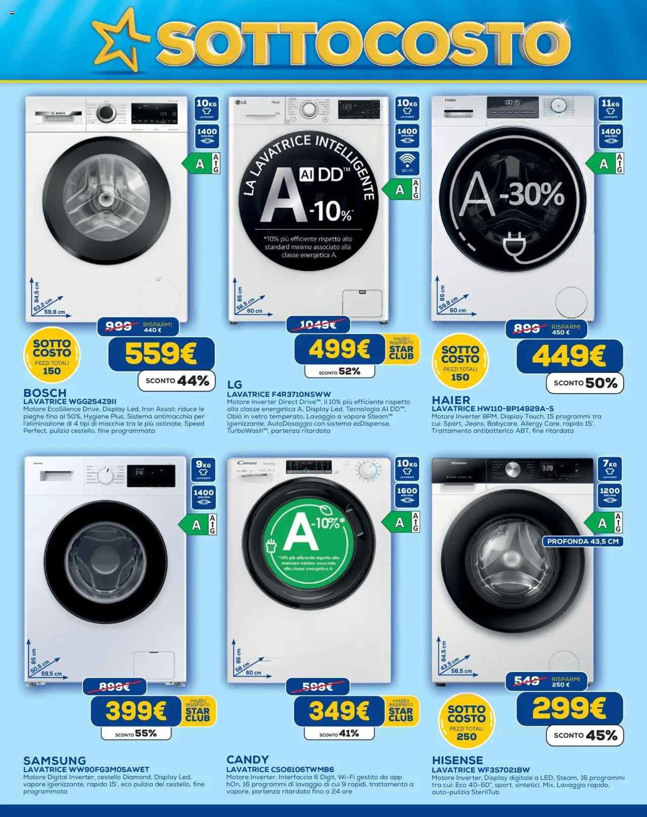 Volantino Euronics del 12.09.2025 | Pagina: 2 | Prodotti: Lavatrice, Samsung