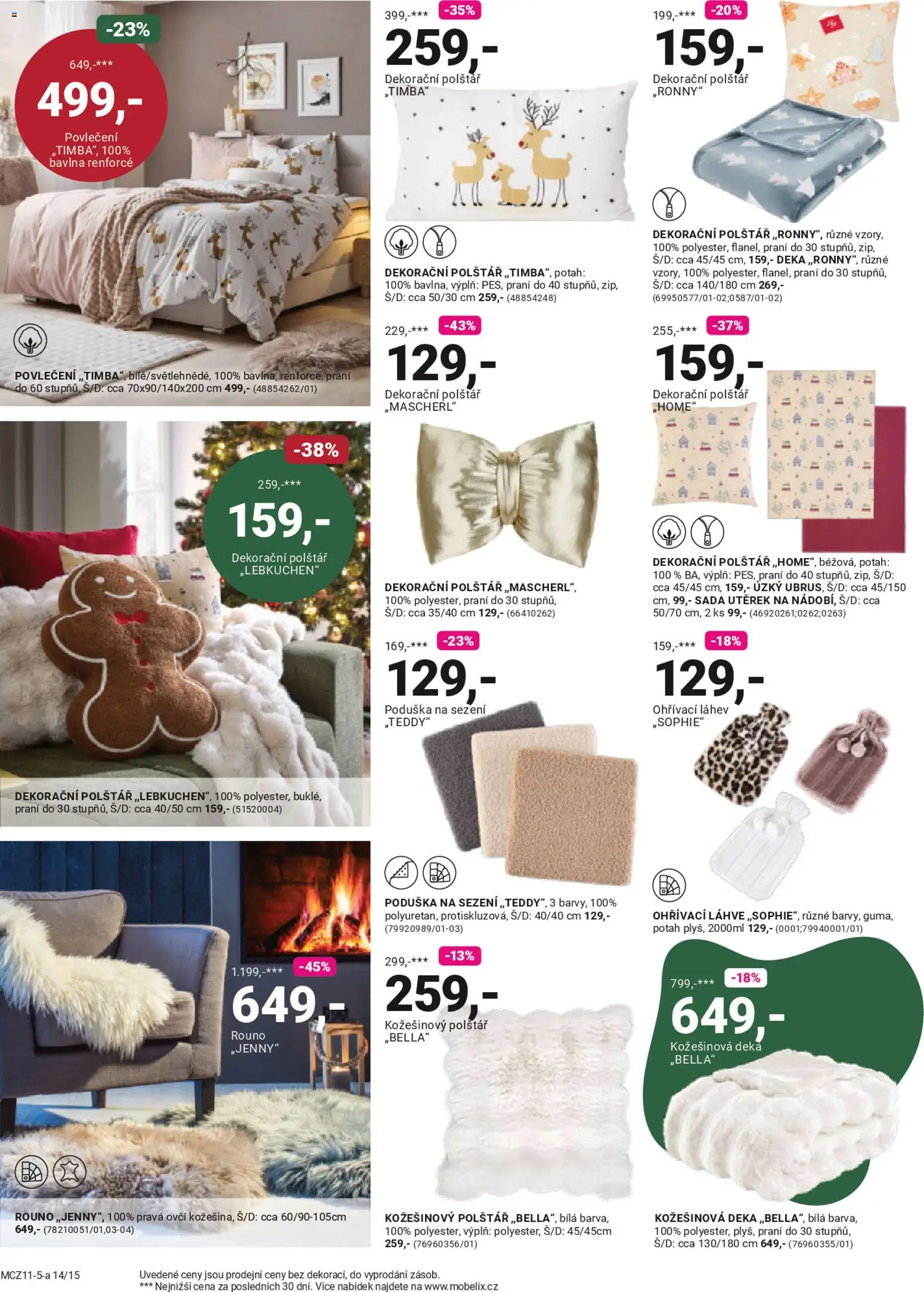 Möbelix Black Friday od 10.11.2025 | Strana: 14 | Produkty: Povlečení, Deka, Polštář, Láhev