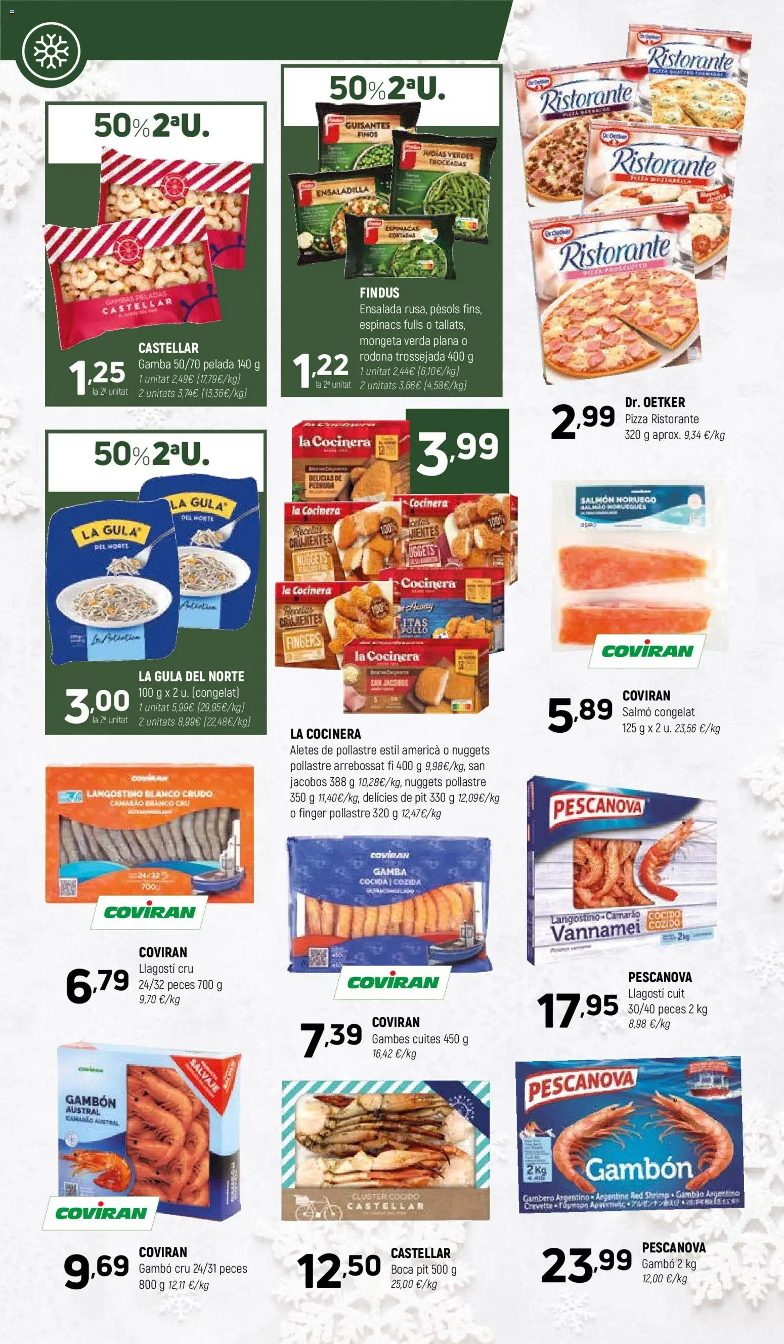 Coviran - Barcelona │ válido desde el 02.12.2025 | Página: 6 | Productos: Pizza, Langostino, Gamba, Nuggets