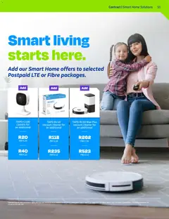 Telkom specials catalogue – valid from 01.04.2026 | Page: 49 | Products: Camera, Vacuum cleaner