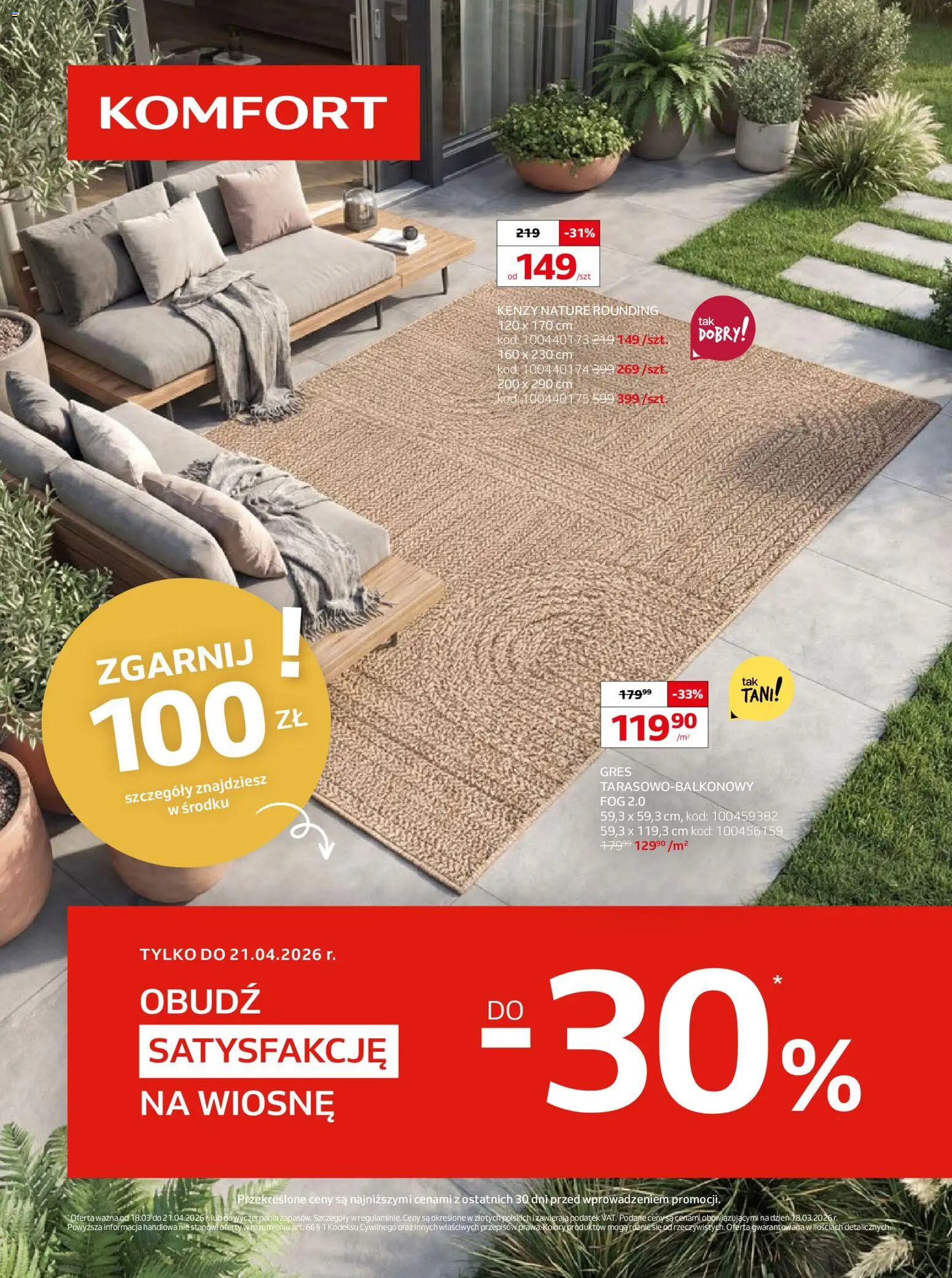 Komfort gazetka od 18.03.2026 | Strona: 1