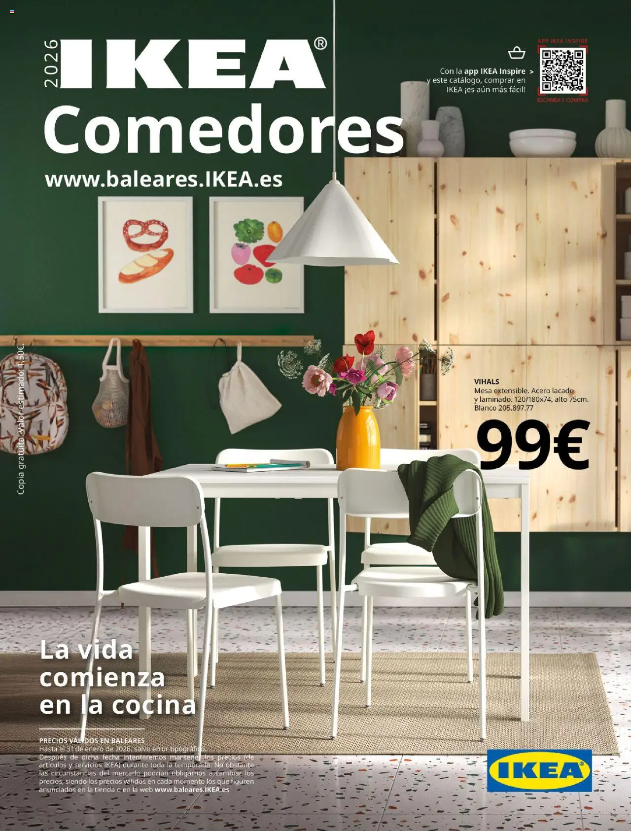 Catálogo IKEA Comedores │ válido desde el 01.09.2025 | Página: 1 | Productos: Cocina, Mesa