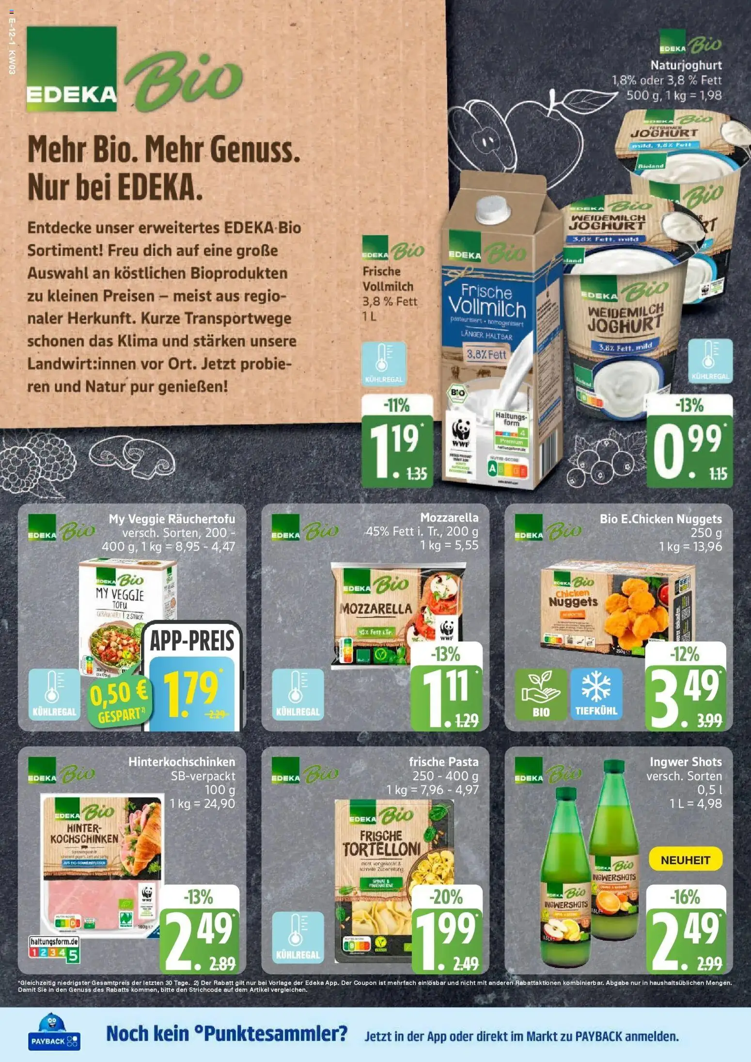 Edeka prospekt Hamburg	 – gültig ab 11.01.2026 | Seite: 14 | Produkte: Joghurt, Mozzarella, Pasta