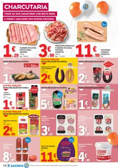 Pré-visualização E.Leclerc folheto Aniversário Caldas da Rainha válido de 30.10.2025 | Página: 10 | Produtos: Azeitonas, Peito de frango, Frango, Alheira